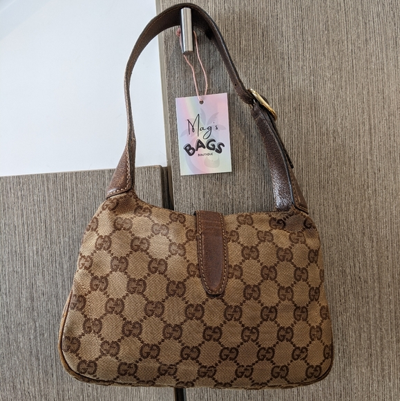 Gucci: Mini Jackie Piston 1961 Monogram Hobo Bag (RARE) - Picture 7 of 16